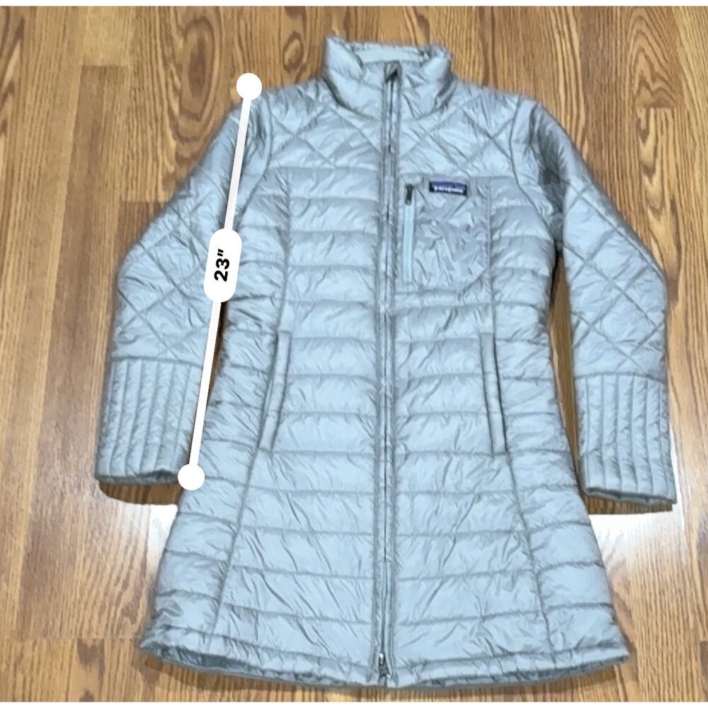Patagonia Radalie Parka Gray Quilted Insulated Jacket Women’s XS - Picture 9 of 11